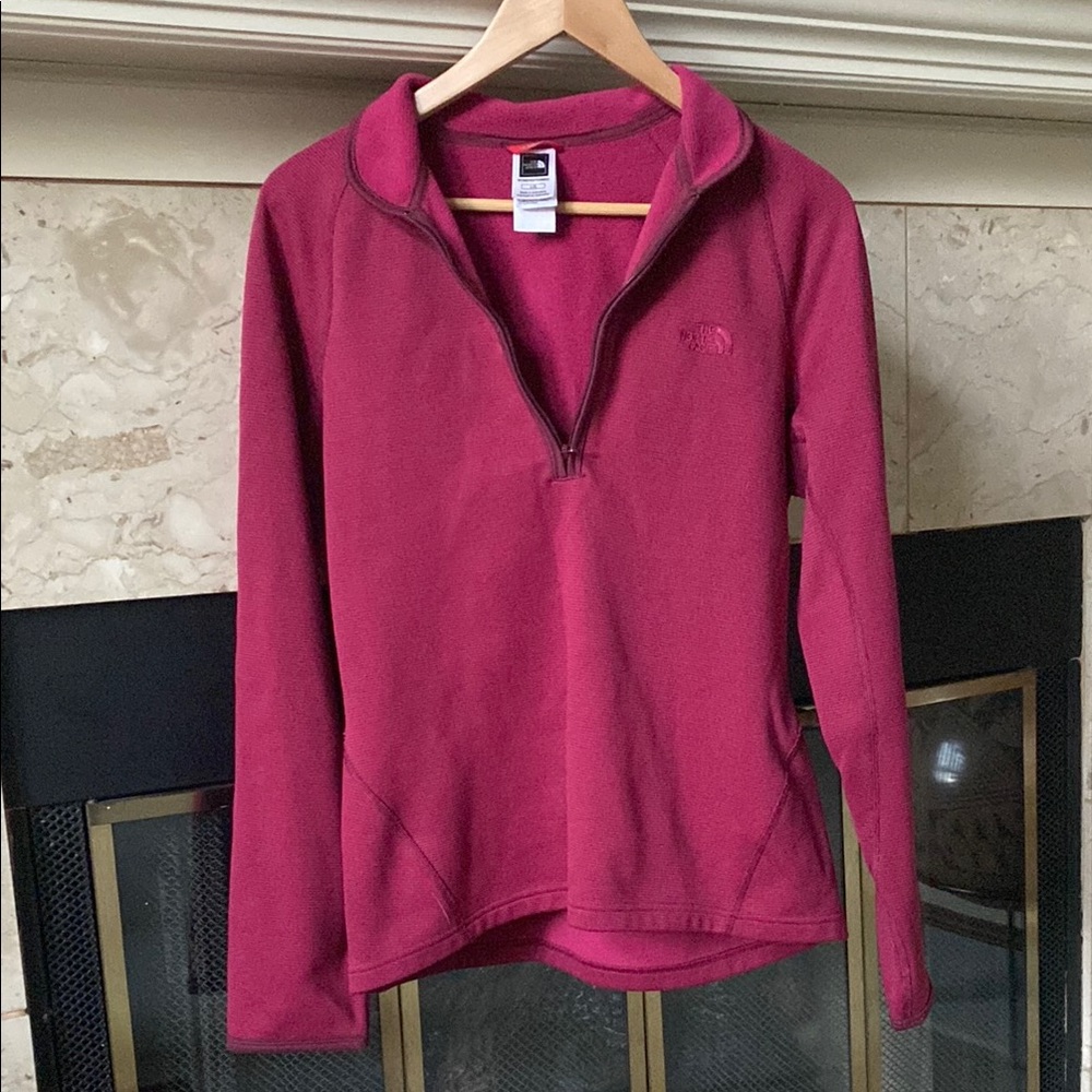 The North Face Magenta Half-Zip Pullover
